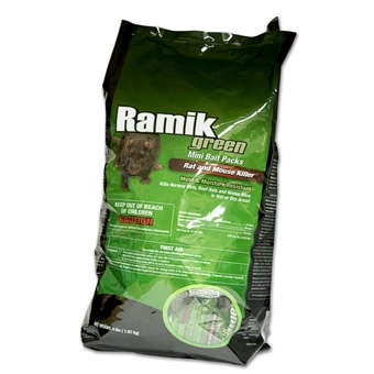 Ramik Green Mini Bait Packs Rat And Mice Killer 4 Lb