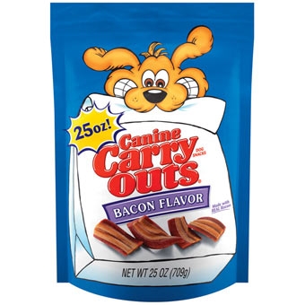 Canine Carryouts Bacon Flavor Dog Snacks 25oz