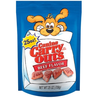 Canine Carryouts Beef Flavor Dog Snacks 25oz