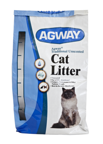 Agway Traditional Unscented Cat Litter 40 Lb