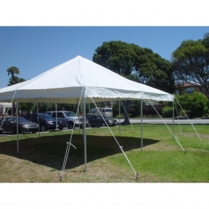 Aztec Tents ATC 20x20x7 Translucent White Canopy