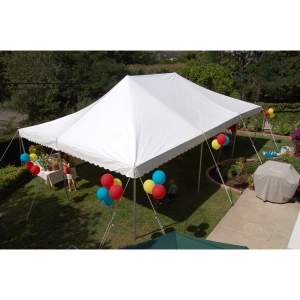 Aztec Tents ATC 20x30x7 Translucent White Canopy