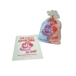 Gold Medal Clear Cotton Candy Bags Pack of 100