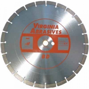 Virgina Abrasives Diamond 14x.125x1-20mm General Purpose Concrete B D blade
