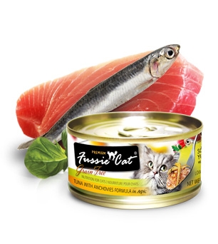 Fussie Cat® Premium Tuna with Anchovy in Aspic