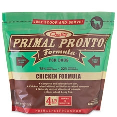 Primal Pronto Canine Chicken Formula, 4-lbs.