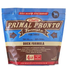 Primal Pronto Canine Duck Formula, 4-lbs.