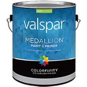 Valspar Medallion Paint & Primer, Flat Wall Finish
