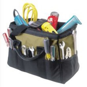 CLC Work Gear 22 Pocket 16-In. Big Mouth Tool Bag
