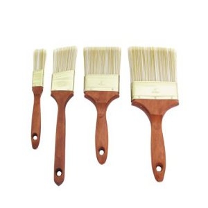 MintCraft 4-Pc. Polyester Paint Brush Set