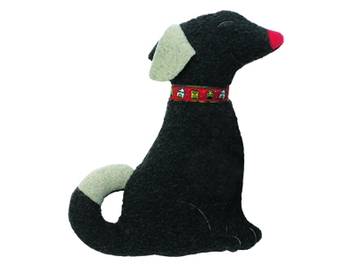 Sitting Dog Cuddle Toy- Christmas Collection