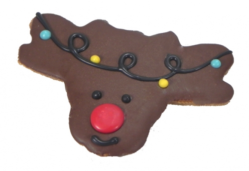 Rudolph with Lights Cookie