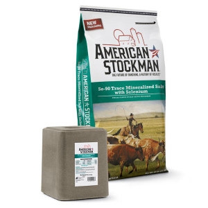 American Stockman® SE-90 Trace Mineralized Salt with Selenium