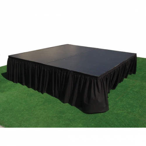 Stage (panels come in 4'x8' panels)