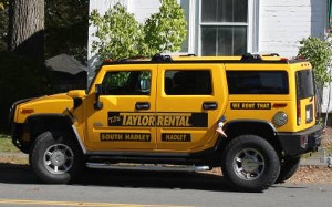 Tj's Taylor Rental Yellow Hummer 