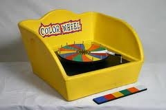 Color Wheel:  Table Top Carnival Game