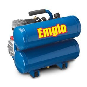 Emglo, E810-4V 4 Gallon Heavy Duty Oil Lube Stacked Tank Air Compressor