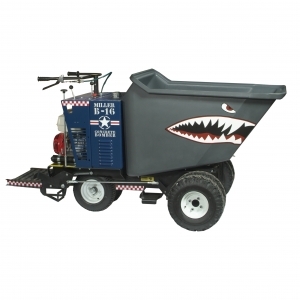 Miller Spreader 16 CF Ride On Concrete Power Buggy Poly Bucket Recoil Start