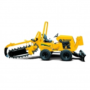 Vermeer RTX450 Ride-on tractor w/ optional trencher, plow & backhoe