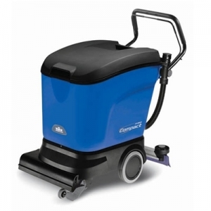 SABER™ Compact 16"  Automatic Cylindrical Floor Scrubber with 2-12V 105 A/H batteries, 12A automatic charger