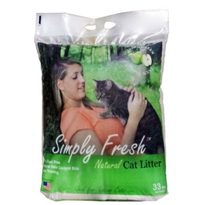 Simply Fresh™ Natural (Clumping) Cat Litter Green Apple Scent