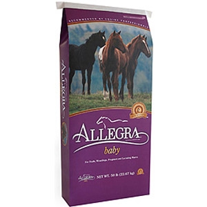 Allegra® Baby Equine Fortified Pellet Mixed with Grain