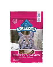 Blue Buffalo Wilderness Treats Chicken/Salmon Cat 2OZ