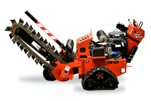 Ditch Witch RT12 walk-behind trencher