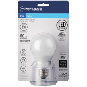 9 Watt (Replaces 60 Watt) Omni A19 LED Light Bulb