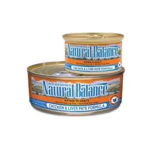 Natural Balance Chicken & Liver Pate Canned Cat 24/3Oz  