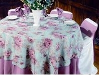 We Rent Linens, Flower Garden Collection Table Linen