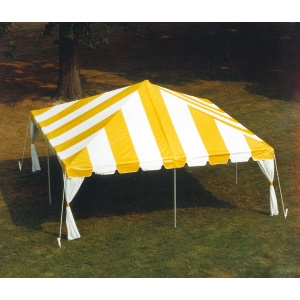 30 x 30 Fiesta Frame Tent - Yellow & White