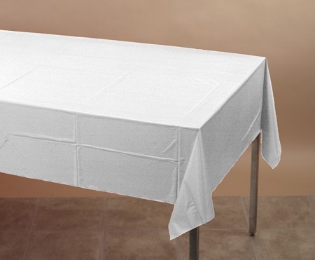 White Table Cover - Better Than Linen - 50" x 108"