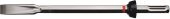 TE-S SELF-SHARP FLAT CHISEL, 1 1/4" WIDE, 19"