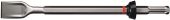 TE-S SELF-SHARP WIDE FLAT CHISEL, 2" WIDE, 19"