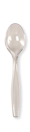 50CT CLR Plas Spoon