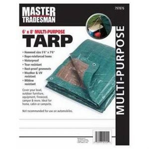 Green & Brown Tarp - 20' x 30' - Use w/inflatables and tents