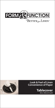 White Table Cover - Better Than Linen - 50" x 108"