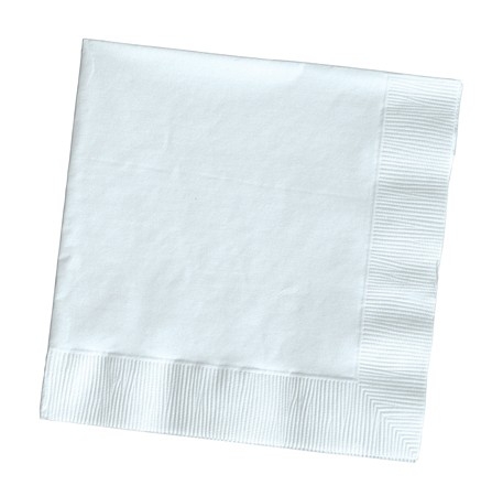 White Napkins - Beverage - 50/pack