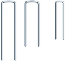 18 Gauge, 1/4" Crown, 1" Staples  5,000 Pack