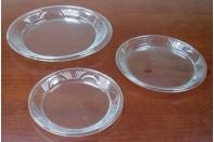 Clear Plastic Lunch Plate - 7.5" - 20/pack