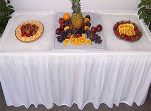 Fill-N-Chill - Skirt - PolyKnit- Mini Accordian - White