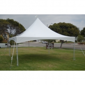 20' x 20' Pole Canopy w/ Ultra White (UW) Top