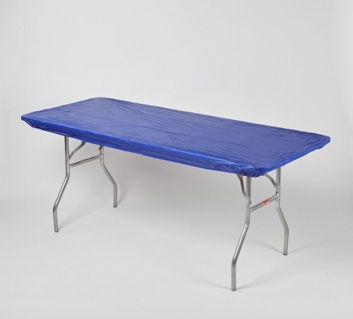 Fitted Tablecover - Blue, 30" x 96"