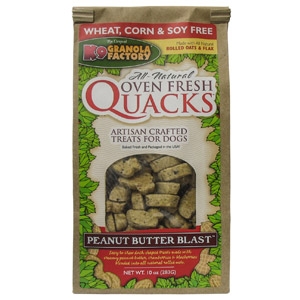 Quacks Peanut Butter Blast Dog Treats