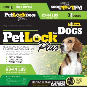 PetLock™ Plus Flea & Tick Treatment for Dogs