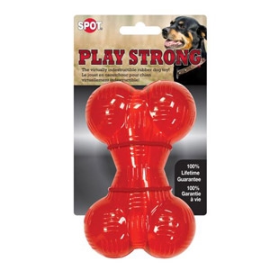 Spot® Play Strong Rubber Bone Dog Toy