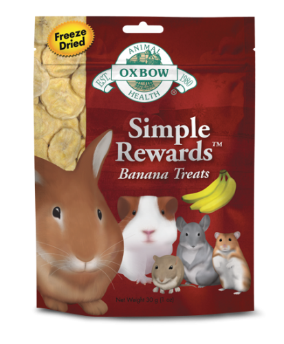 Oxbow Simple Rewards Banana Treat 8/1.0 oz