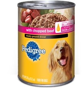 Mars  Pedigree Chop Beef 24/13.2Oz Cans