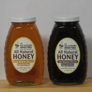 New Hampshire Honeybee Local Raw Honey